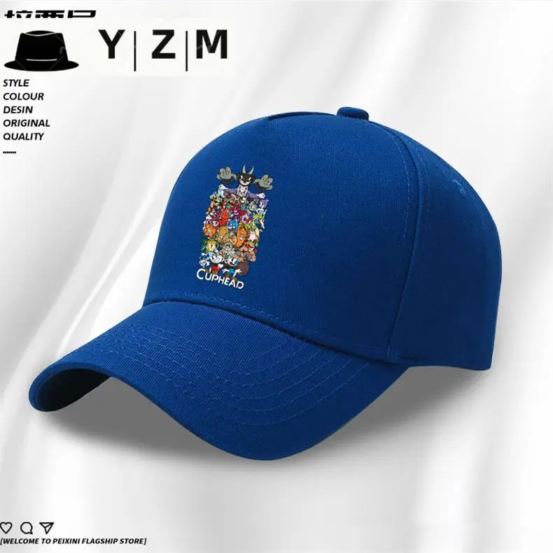 Yizhimei Cuphead Blue Cartoon Cap — feature 12