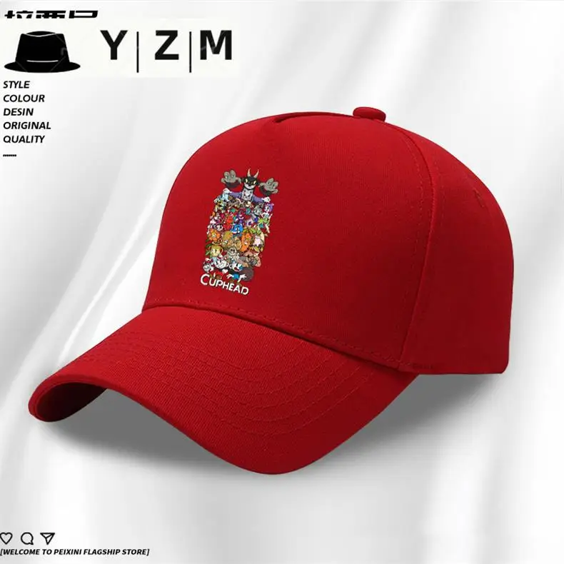 Yizhimei Cuphead Blue Cartoon Cap — feature 8