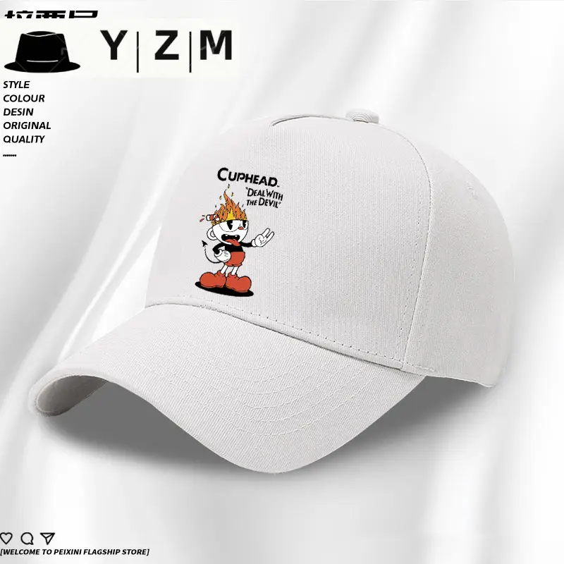 Yizhimei Cuphead Blue Cartoon Cap - Image 10