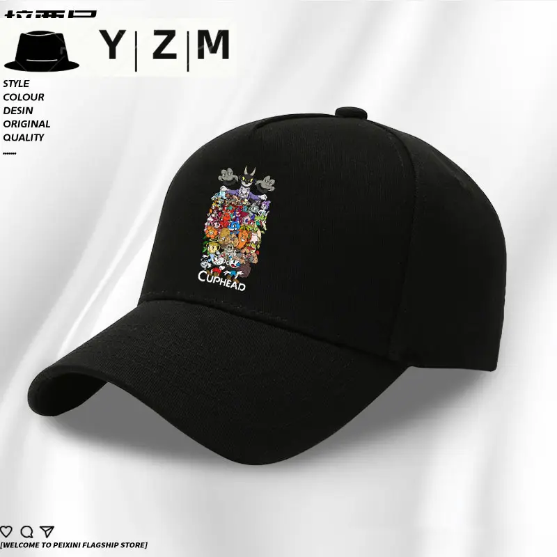 Yizhimei Cuphead Blue Cartoon Cap - Image 13