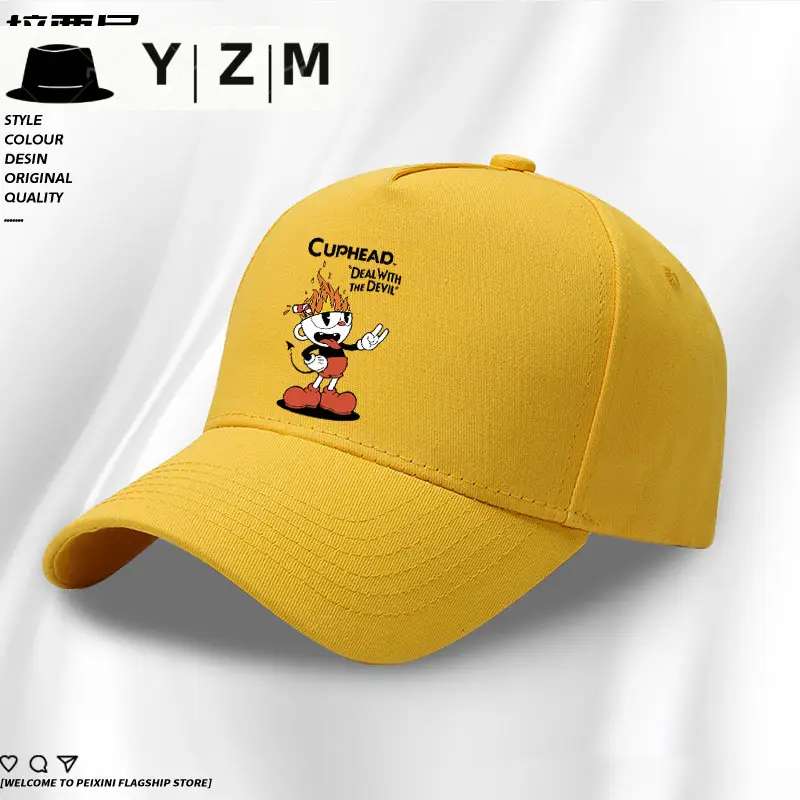 Yizhimei Cuphead Blue Cartoon Cap - Image 2