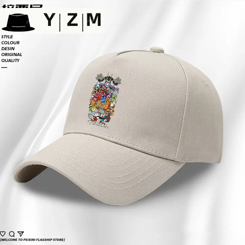 Yizhimei Cuphead Blue Cartoon Cap - Image 5