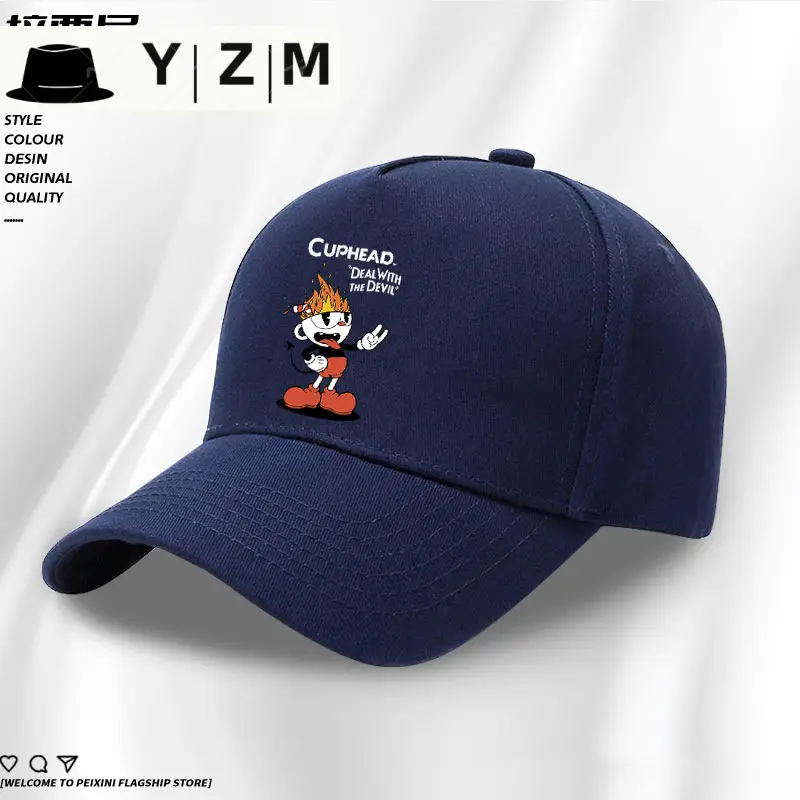 Yizhimei Cuphead Blue Cartoon Cap - Image 8