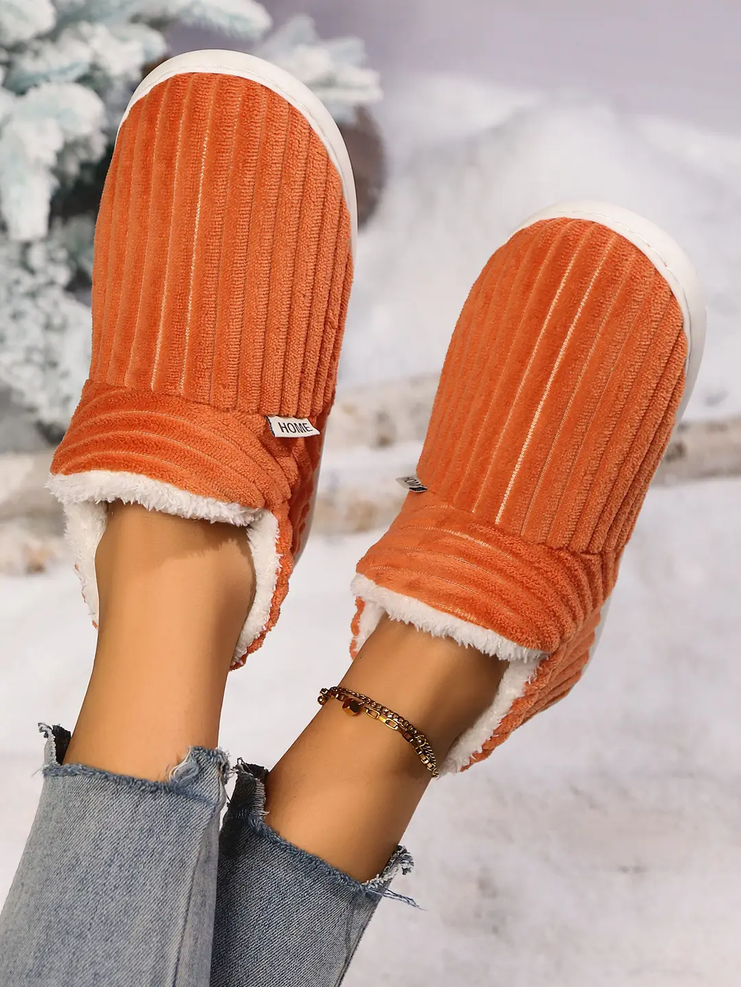 Cotton Slippers for Women in Winter 2025 New Style with Heel and Warm Home Cotton Shoes for Indoor Household Furry Cotton Shoes for Men in Autumn and Winter — feature 11