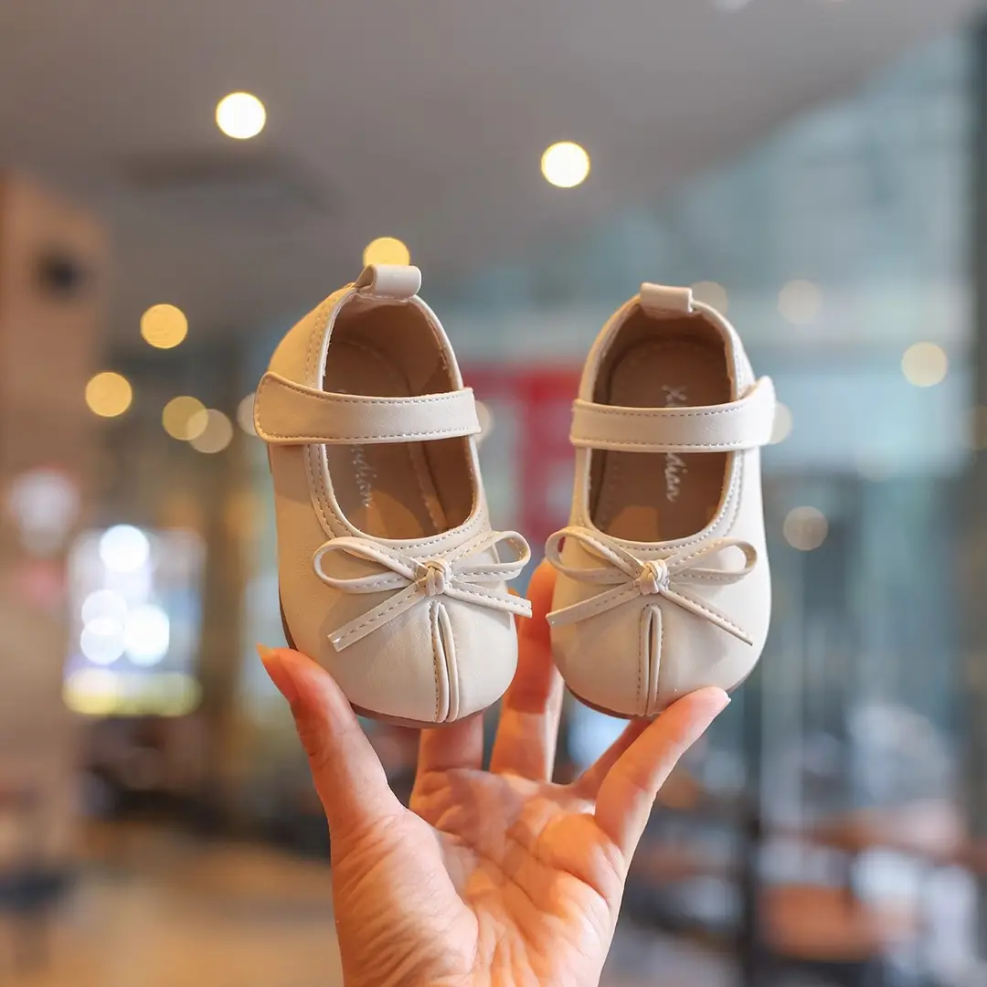 Baby Girl's Shoes, Baby Toddler Shoes, Spring & Fall Soft Sole Fashionable 1 to 3 Year Old Baby Girl's Shoes, Princess Shoes, Soft Leather