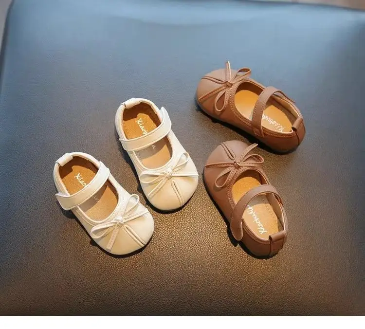 Baby Girl's Shoes, Baby Toddler Shoes, Spring & Fall Soft Sole Fashionable 1 to 3 Year Old Baby Girl's Shoes, Princess Shoes, Soft Leather — feature 3