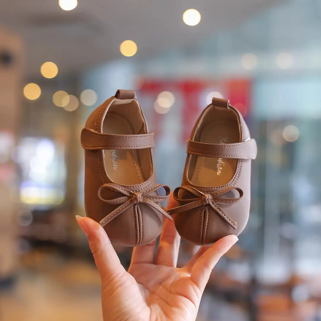 Baby Girl's Shoes, Baby Toddler Shoes, Spring & Fall Soft Sole Fashionable 1 to 3 Year Old Baby Girl's Shoes, Princess Shoes, Soft Leather
