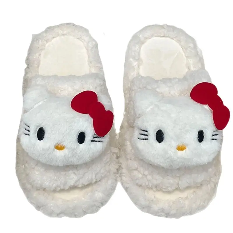 Hello Kitty Warm Cotton Slippers for Women