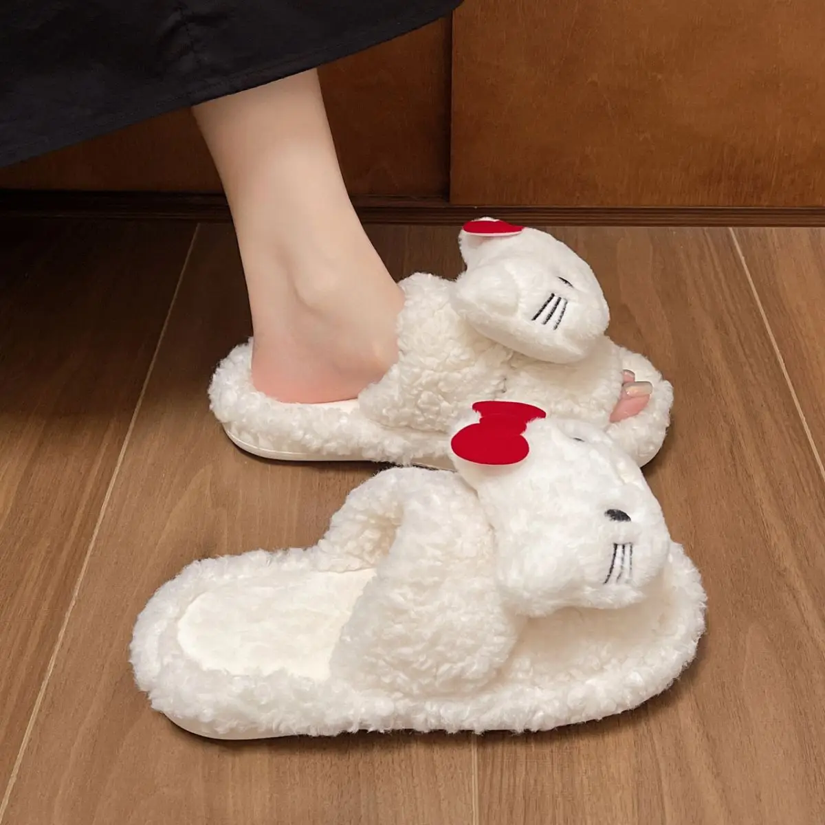 Hello Kitty Warm Cotton Slippers for Women — feature 14