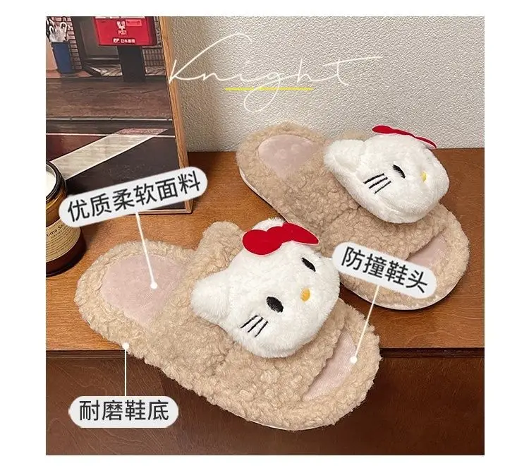 Hello Kitty Warm Cotton Slippers for Women — feature 23