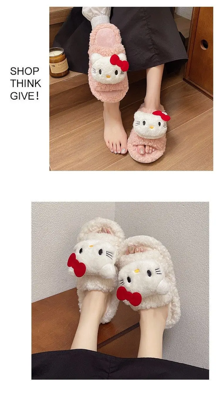 Hello Kitty Warm Cotton Slippers for Women — feature 27