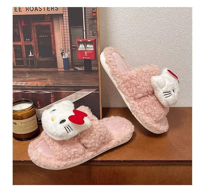 Hello Kitty Warm Cotton Slippers for Women — feature 34