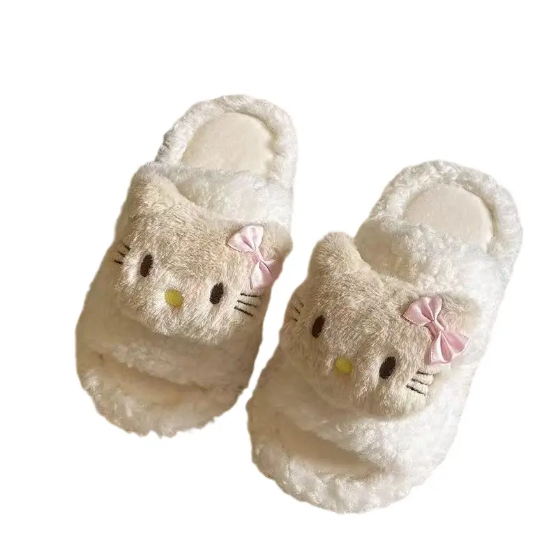 2025 Cute Cartoon Pink Slippers Women Warm Cotton - Image 9
