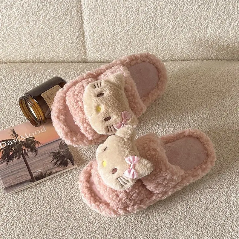 2025 Cute Cartoon Pink Slippers Women Warm Cotton — feature 15