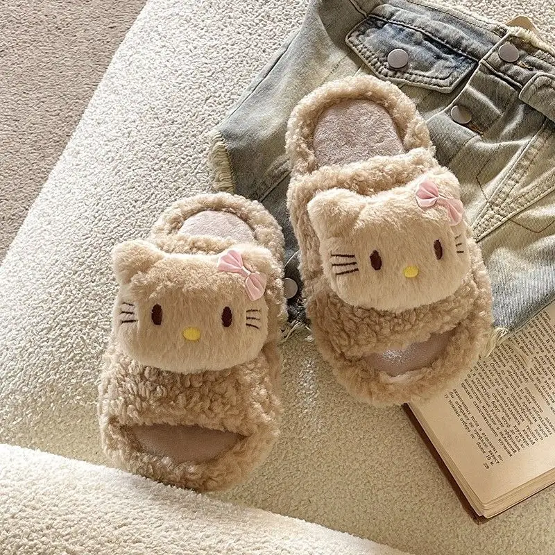 2025 Cute Cartoon Pink Slippers Women Warm Cotton — feature 16