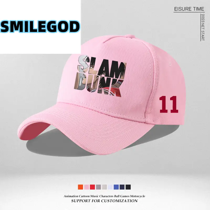 Pink SLAM Dunk Cap with 10 Design - Image 12