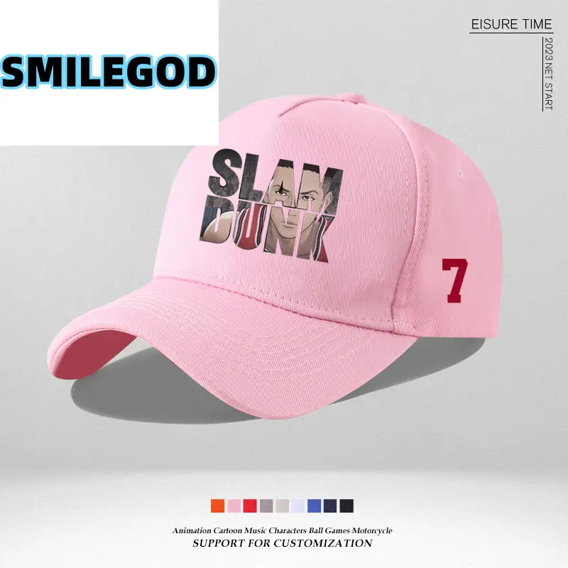 Pink SLAM Dunk Cap with 10 Design - Image 13