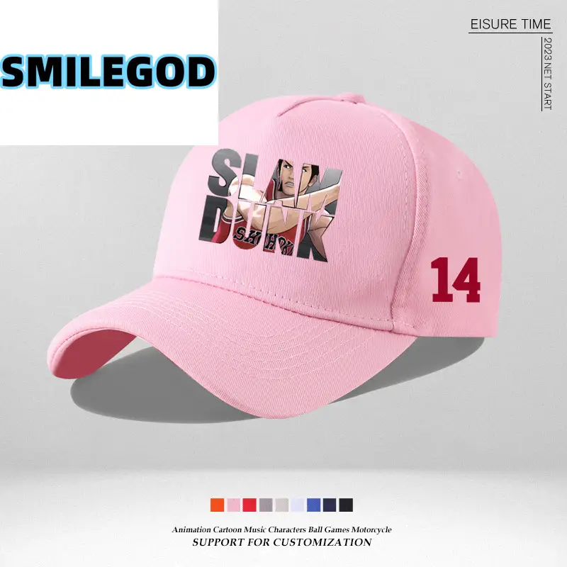 Pink SLAM Dunk Cap with 10 Design - Image 14