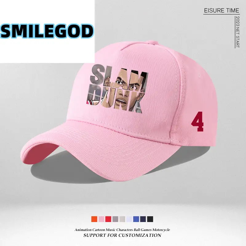 Pink SLAM Dunk Cap with 10 Design - Image 15