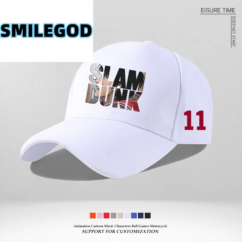 Pink SLAM Dunk Cap with 10 Design - Image 2