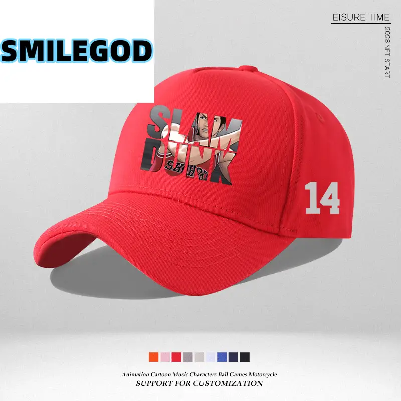 Pink SLAM Dunk Cap with 10 Design - Image 24