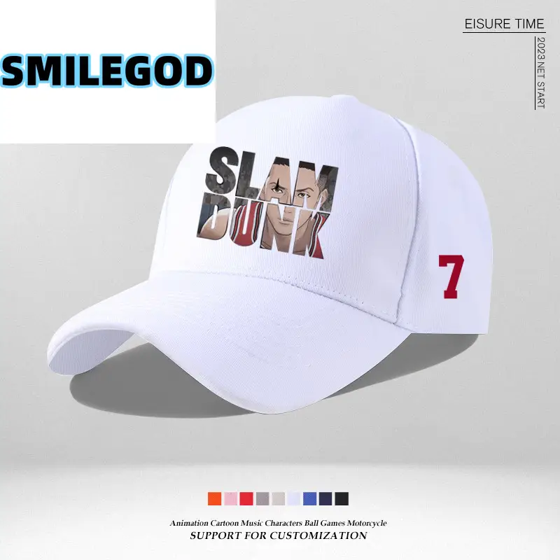Pink SLAM Dunk Cap with 10 Design - Image 3