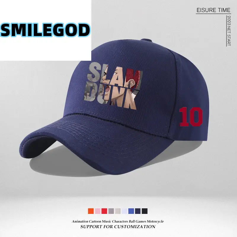 Pink SLAM Dunk Cap with 10 Design - Image 6