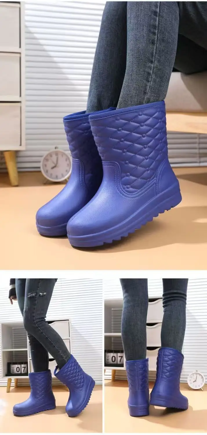 Carefully Selected Women's Winter Fleece-Lined Snow Boots, Waterproof Snow and Rain Boots, Women's Eva Warm Boots, Lightweight Non-Slip Women's Boots — feature 27