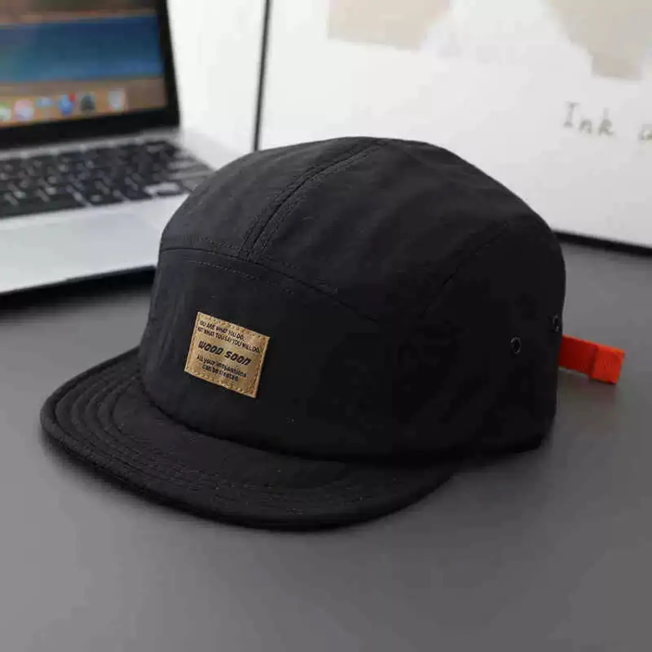 Japanese Style Soft Top Baseball Cap Brown Unisex - Image 7