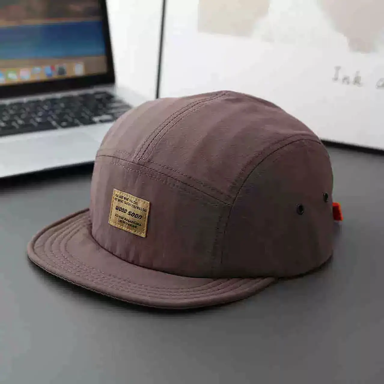 Japanese Style Soft Top Baseball Cap Brown Unisex — feature 18