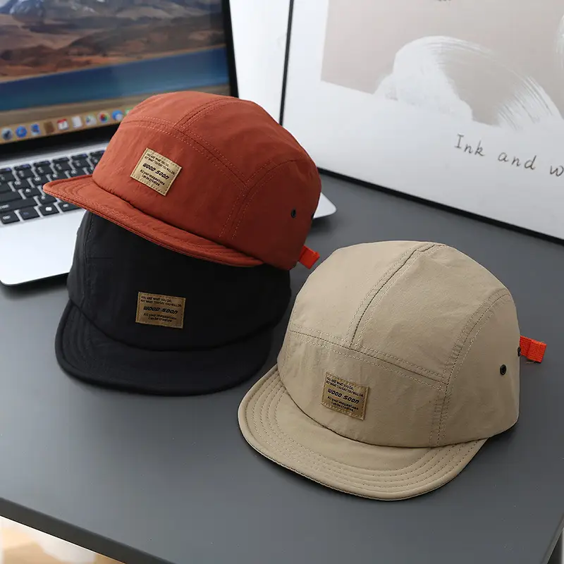 Japanese Style Soft Top Baseball Cap Brown Unisex — feature 6