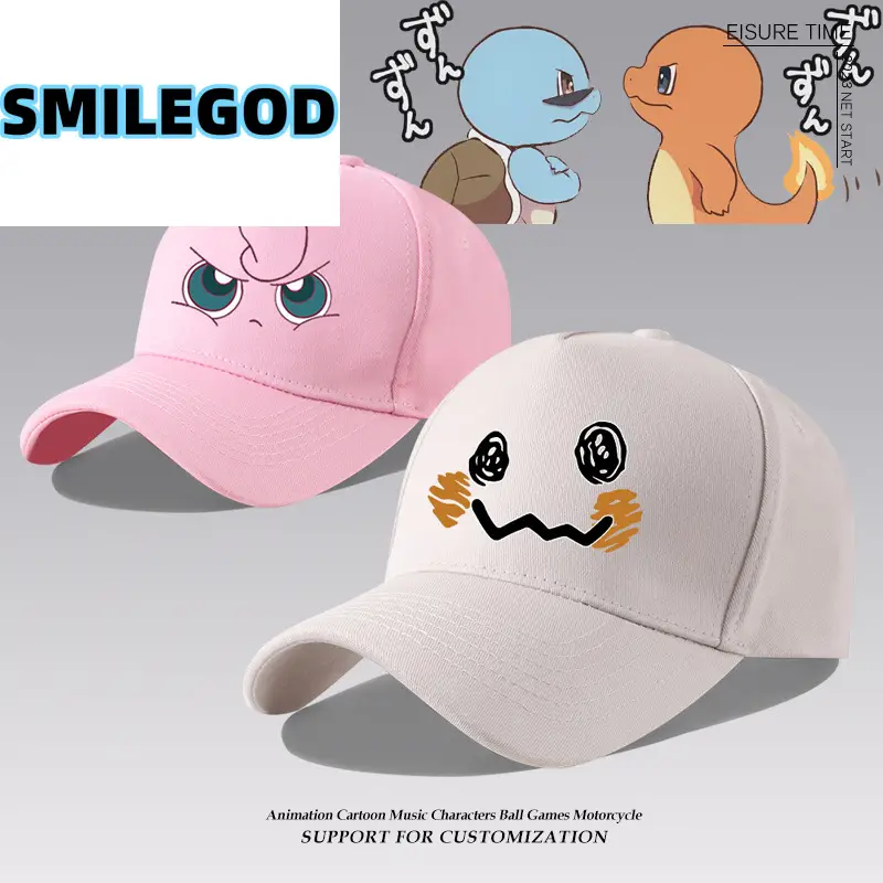 Pikachu Q Anime Cap Blue Unisex Baseball - Image 17
