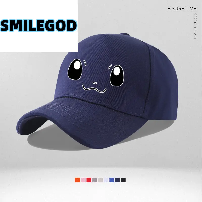 Pikachu Q Anime Cap Blue Unisex Baseball - Image 10
