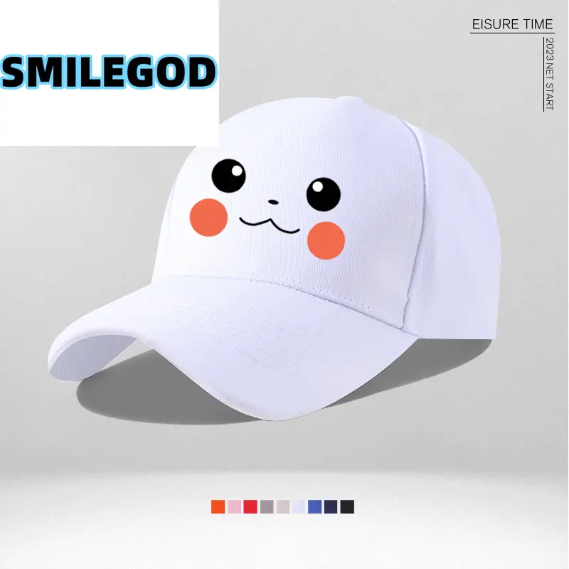 Pikachu Q Anime Cap Blue Unisex Baseball - Image 5