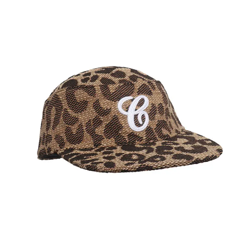 Vintage Leopard Print Flat Cap for Women - Image 5