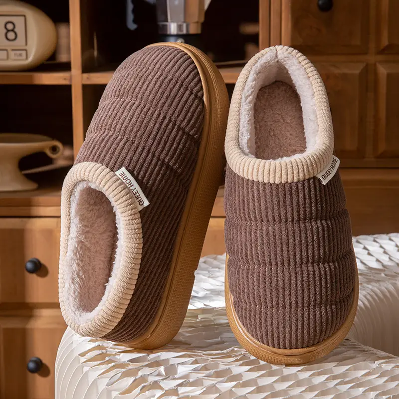 Red Cotton Maternity Slippers for Women Autumn Winter 2025 - Image 3