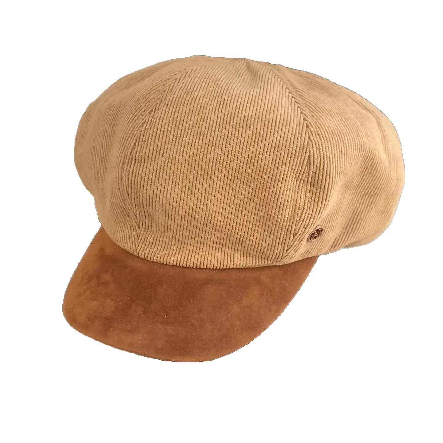 Vintage Corduroy Beret for Women Autumn Winter Face Slim Duckbill Cap - Image 9