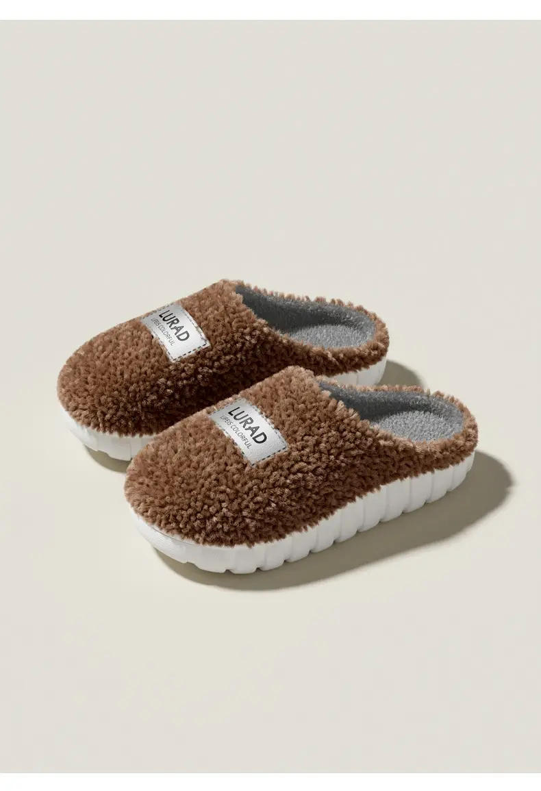 Autumn and Winter Thickened Home Warm Cotton Slippers for Men and Women, Couple Indoor Home Maternity Slippers, Indoor Cotton Slippers — feature 8