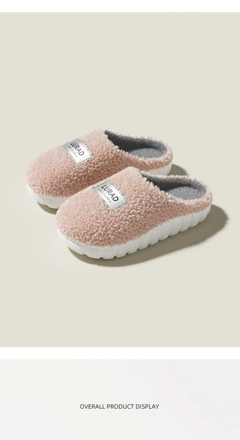 Autumn and Winter Thickened Home Warm Cotton Slippers for Men and Women, Couple Indoor Home Maternity Slippers, Indoor Cotton Slippers — feature 9