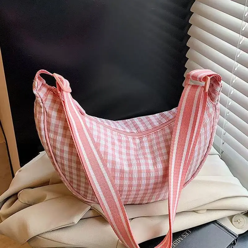 New Summer Retro Plaid Shoulder Crossbody Bag for Women - Image 3