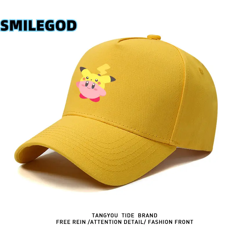 Red Cartoon Cap Kirby Pikachu Collaboration - Image 33