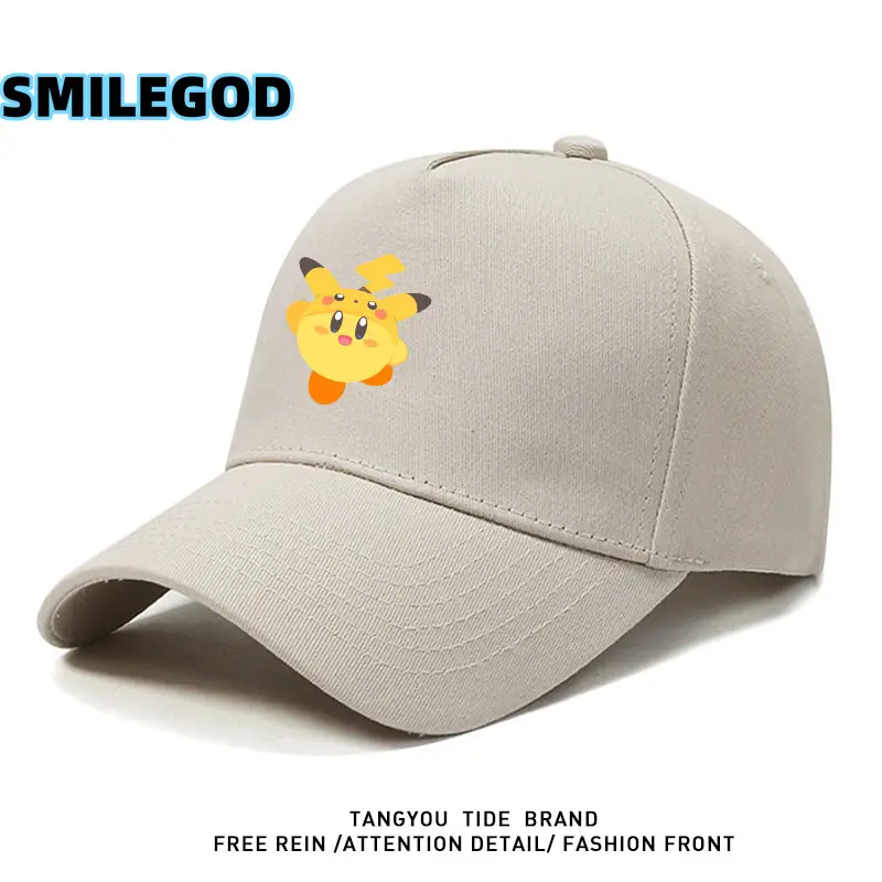 Red Cartoon Cap Kirby Pikachu Collaboration - Image 14