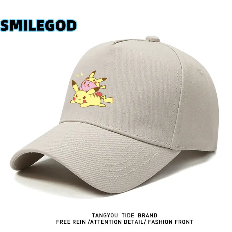 Red Cartoon Cap Kirby Pikachu Collaboration - Image 16