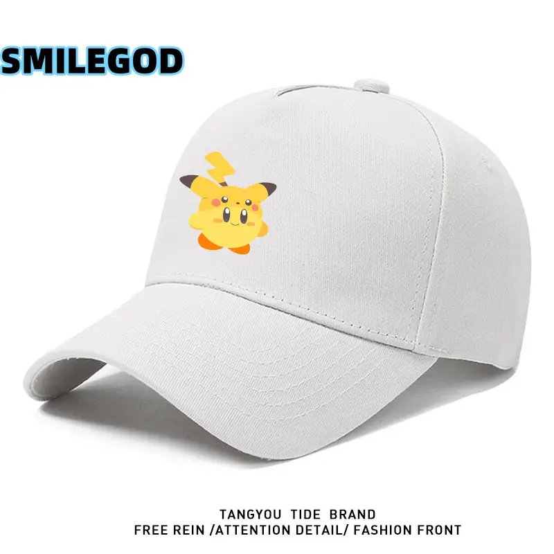 Red Cartoon Cap Kirby Pikachu Collaboration - Image 19