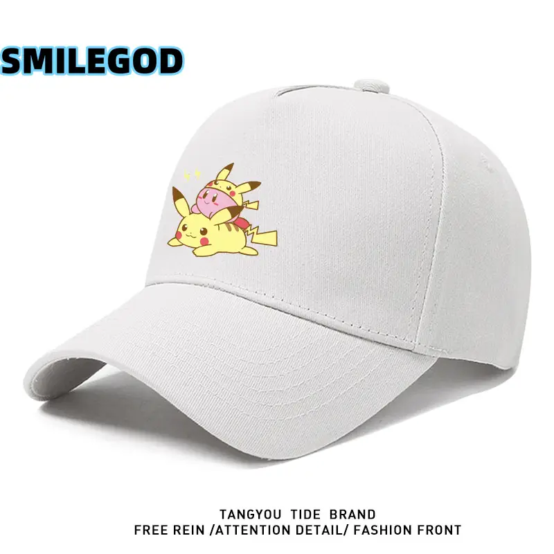 Red Cartoon Cap Kirby Pikachu Collaboration - Image 20