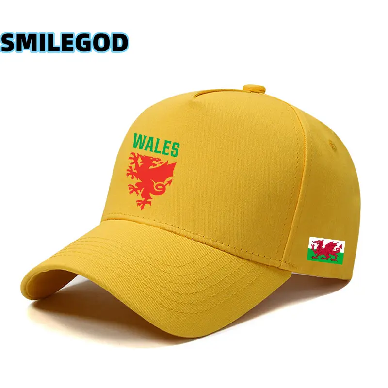 Wales Football Cap Red Men Women Fans