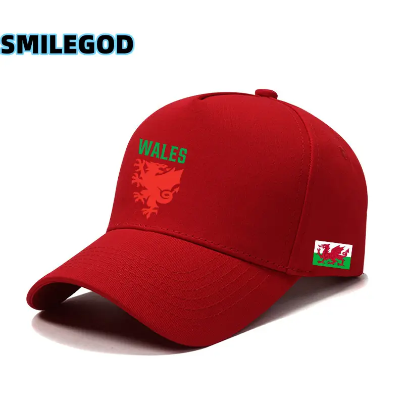 Wales Football Cap Red Men Women Fans