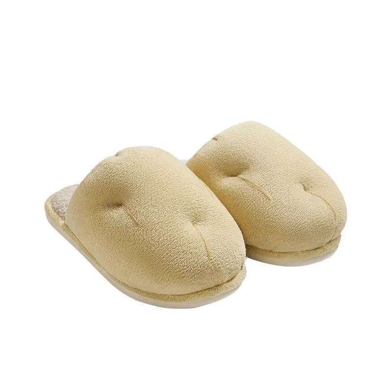 Puxi Little Potato Thickened Non-Slip Warm Couple Cotton Slippers Home Cartoon Winter Slippers Women's Comfortable Slippers - Image 7