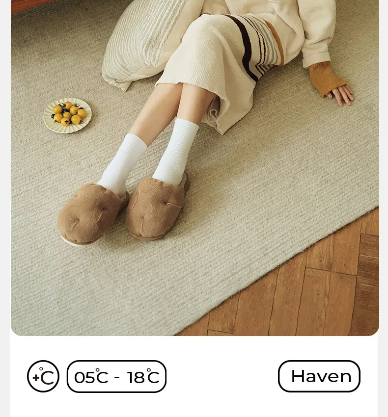 Puxi Little Potato Thickened Non-Slip Warm Couple Cotton Slippers Home Cartoon Winter Slippers Women's Comfortable Slippers — feature 3