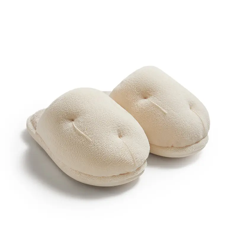 Puxi Little Potato Thickened Non-Slip Warm Couple Cotton Slippers Home Cartoon Winter Slippers Women's Comfortable Slippers - Image 1